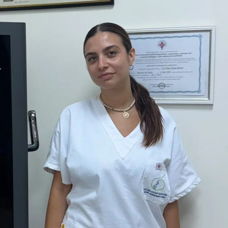 La dott.ssa Cecilia Giacalone